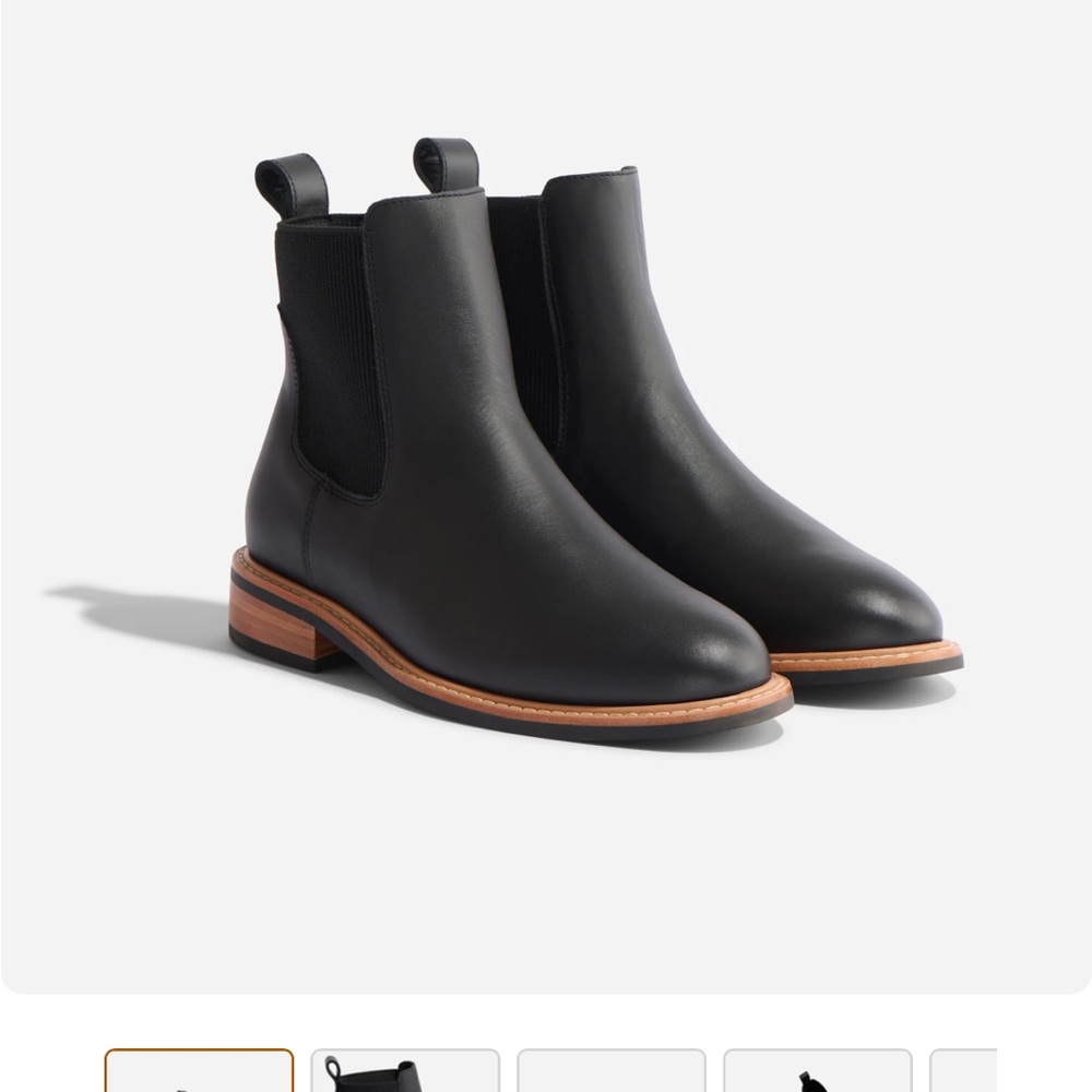 Nisolo Womens Leather Carmen Chelsea Boot